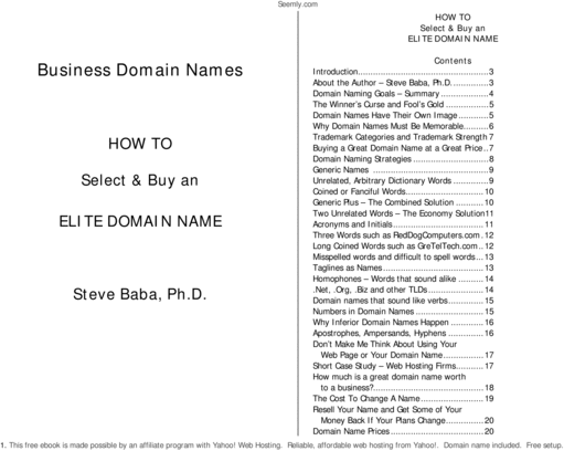 Product picture Business Domain Names